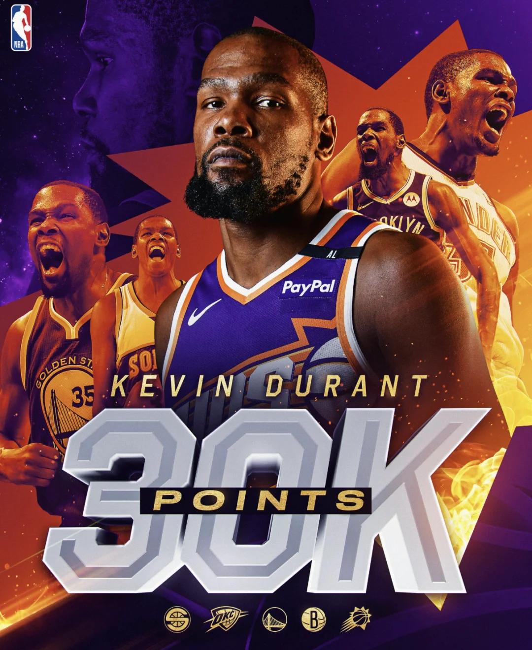 公牛横扫篮网，杜兰特打破历史纪录